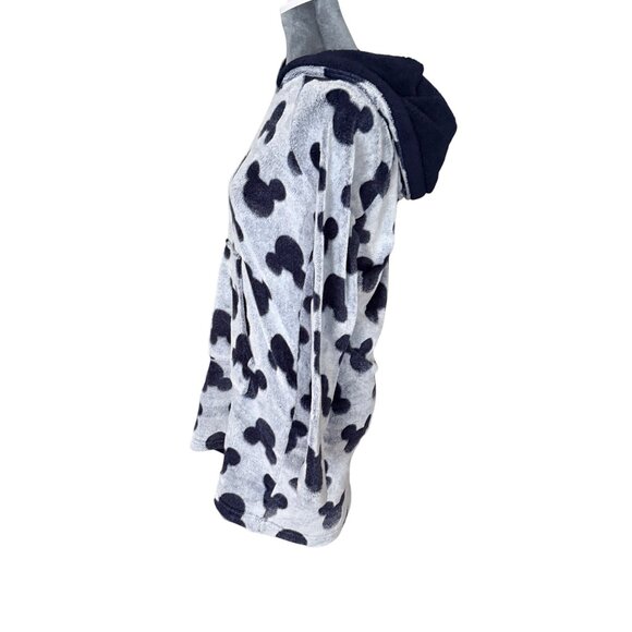 Disney Mickey Mouse Hooded Pullover Blanket Sweatshirt With Kangaroo Pocket XS F - Picture 3 of 6